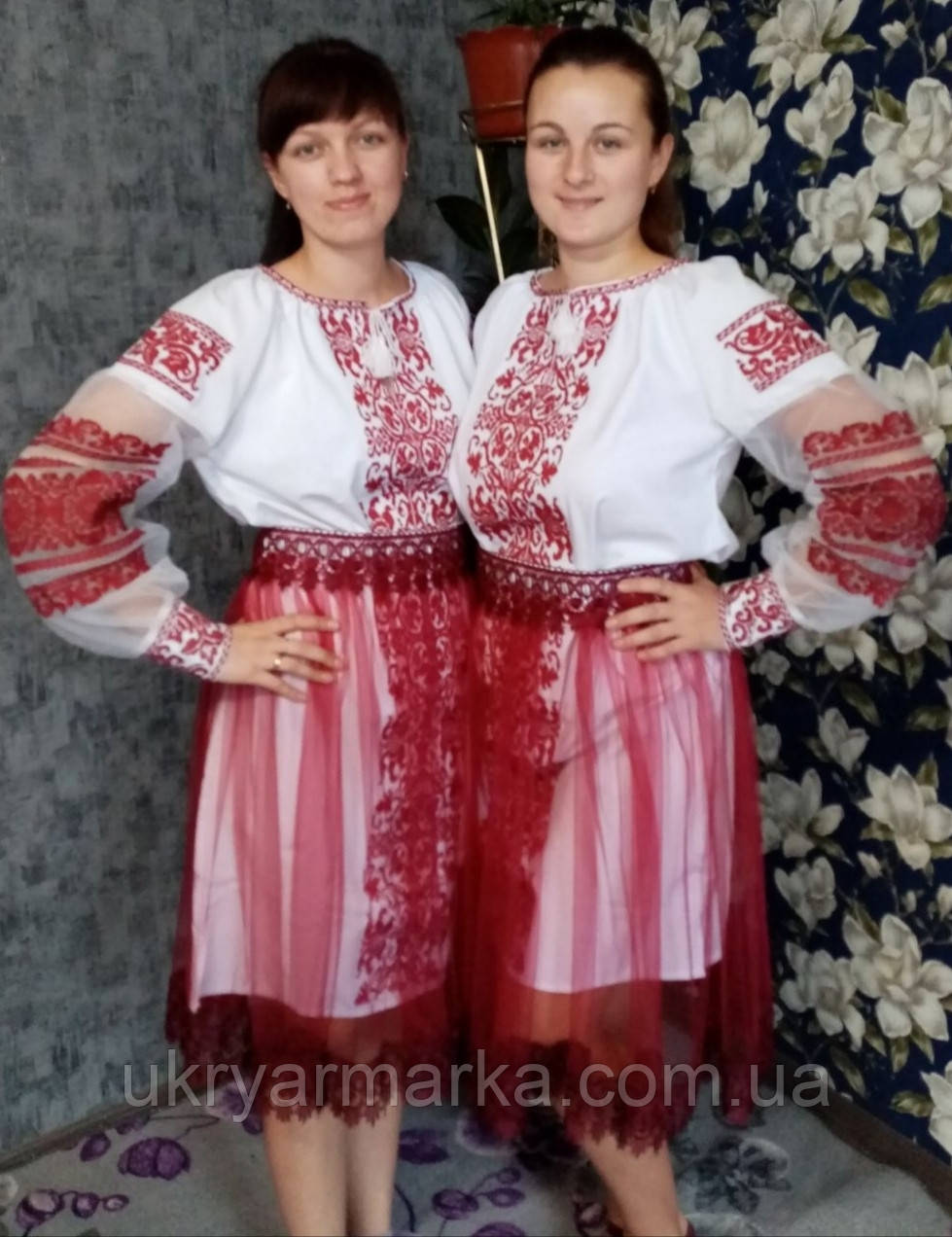 Вишите плаття "Орхідея"