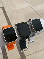 Смарт-годинник Жовтогарячий L8 Ultra Max 49 mm 1:1 Apple Watch! AMOLED.Преміум'якість. Є гвинти та фіксат YU227, фото 5