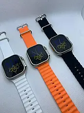 Смарт-годинник Жовтогарячий L8 Ultra Max 49 mm 1:1 Apple Watch! AMOLED.Преміум'якість. Є гвинти та фіксат YU227, фото 6
