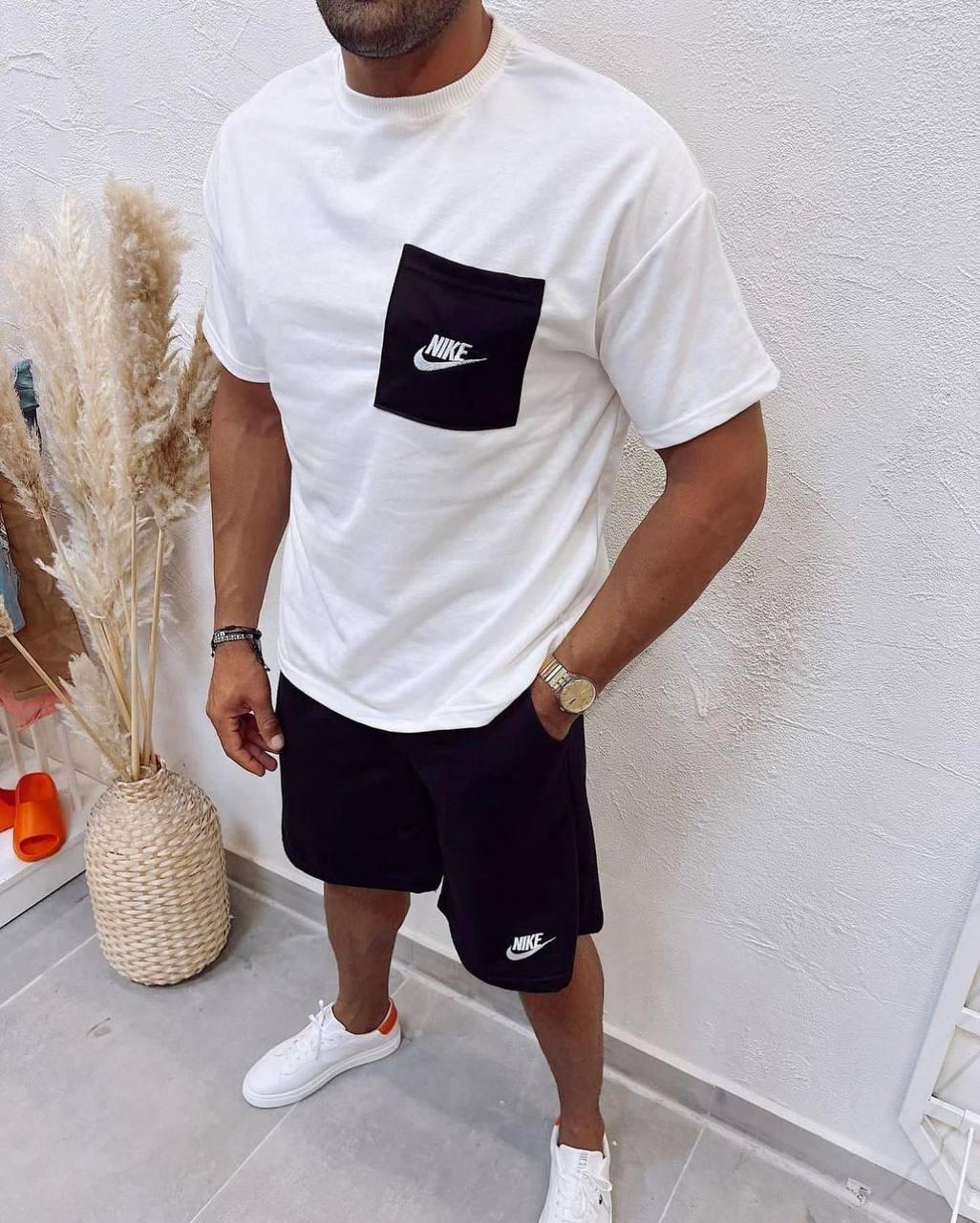 Чоловічий спортивний костюм Nike (шорти+футболка)
