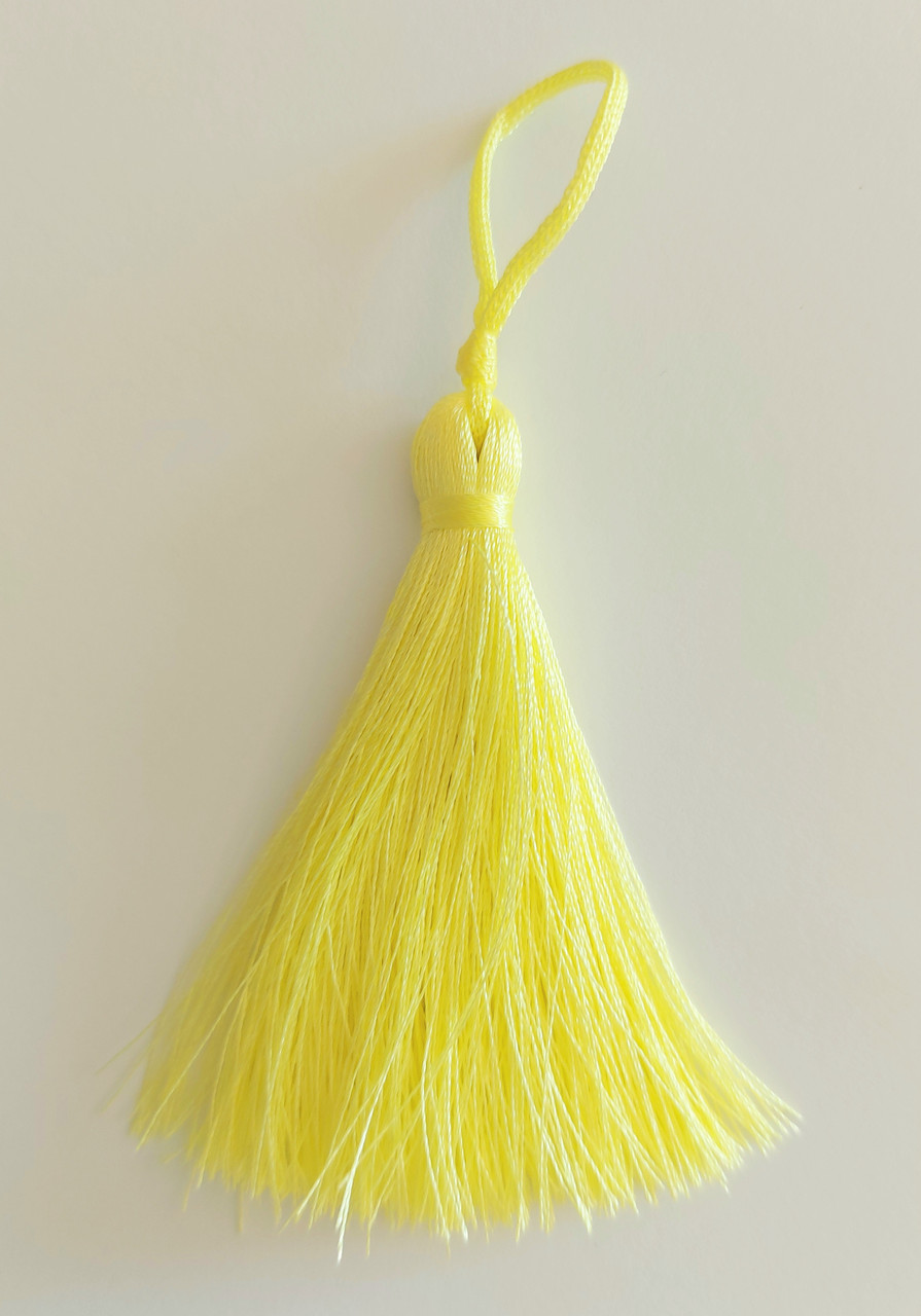 Пензлик ( Пензлик) декоративний текстильний Кітіця декоративний мала 7 см, 1 шт.