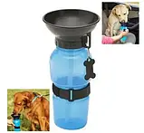 Поїлка для собак Aqua Dog Поїльник переносна для собак 550 мл Пляшка поїльник для собак Поїльник дорожній prd SV227, фото 7
