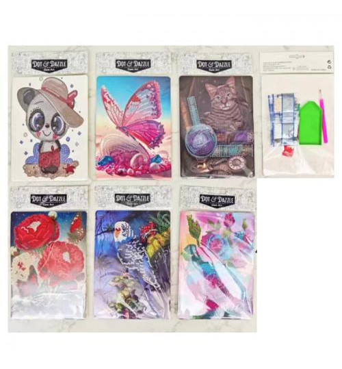 FG231110022P-1 Набір для творчості алмазна мозаїка, мікс різновидів, у пакеті, 15,5-26-1см