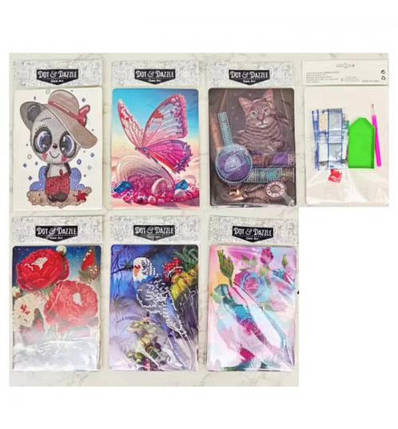 FG231110022P-1 Набір для творчості алмазна мозаїка, мікс різновидів, у пакеті, 15,5-26-1см, фото 1