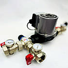 Термостатичний вузол на подачу LADOMIX.T1 25-40K з насосом DN1" KVANT, фото 3