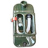 Каністра металева 20 л, з пластмасовою гофро-лійкою., фото 3