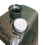 Каністра металева 20 л, з пластмасовою гофро-лійкою., фото 4