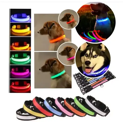Нашийник Світний Нашийник На акумуляторі USB GLOW RING OG YU227, фото 1