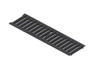Решітка Base DN100 пластикова щілинна А15