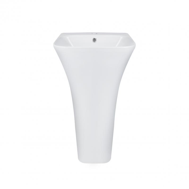 Раковина підлогова моноблок Qtap Crow 450x435x835 White QT0511G315WN