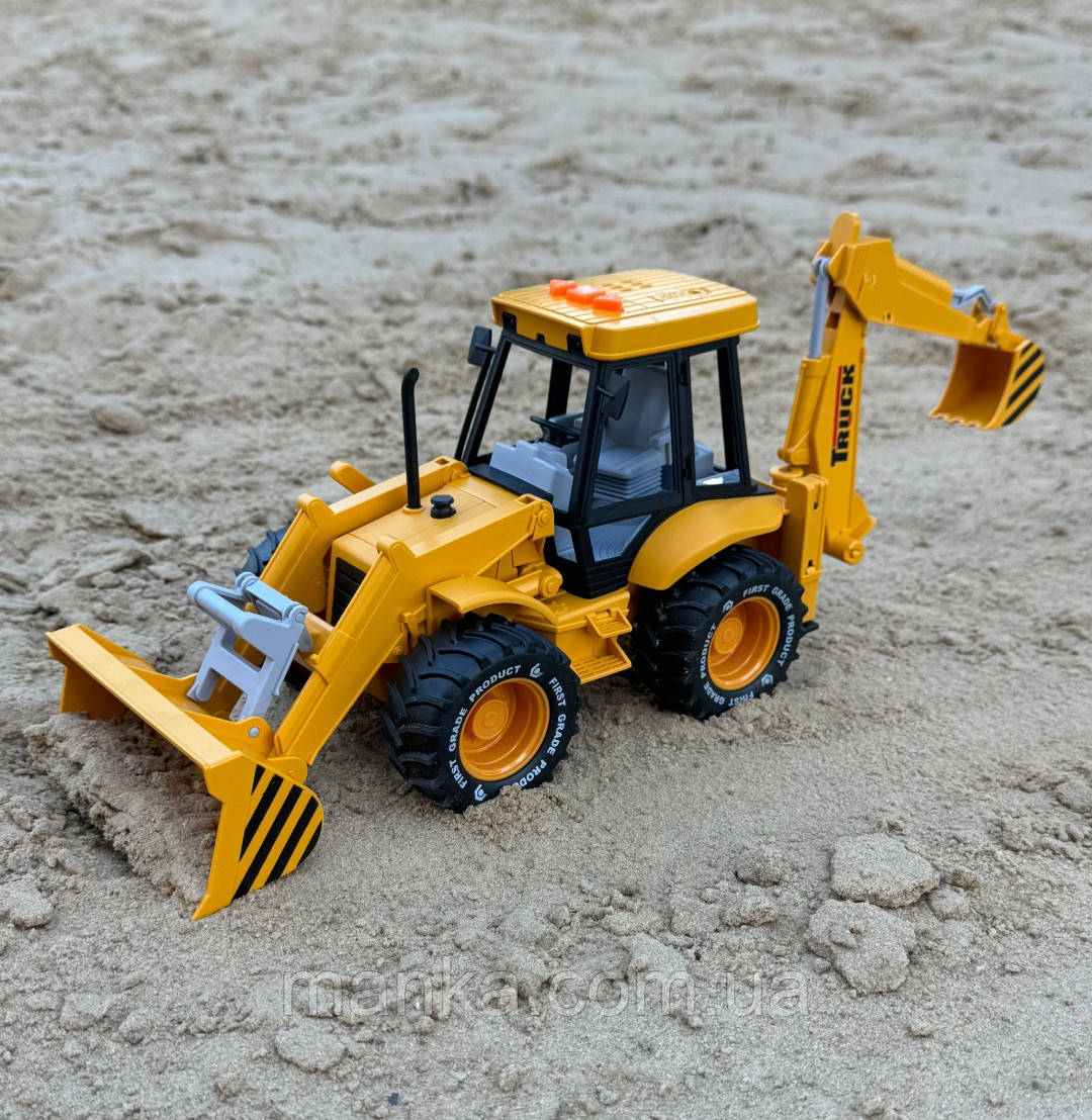 Спецтехніка трактор 8154-1 інерційний механізм, звук, підсвічування, гумові шини, фото 1