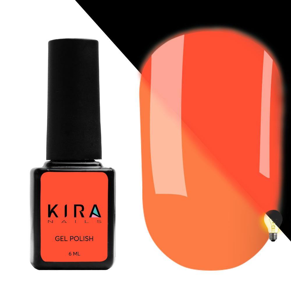 Гель-лак Флуоресцентний Kira Nails Fluo 01 (світиться)
