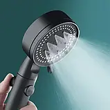 Насадка для душу високого тиску 4 режими з кнопкою SHOWER, лійка для економії води,масаж розпилювач SV227, фото 3