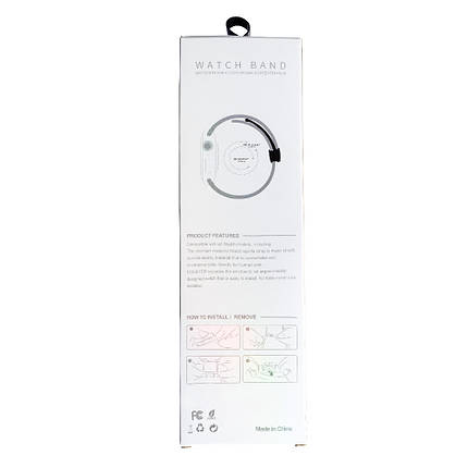 Ремінець Magnetic Ribbed Band для Apple Watch 38/40/41 mm Black, фото 2