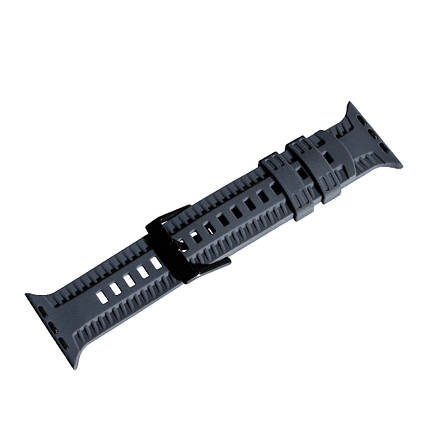 Ремінець Simple Stylish Band для Apple Watch 42/44/45 mm Dark Grey, фото 1