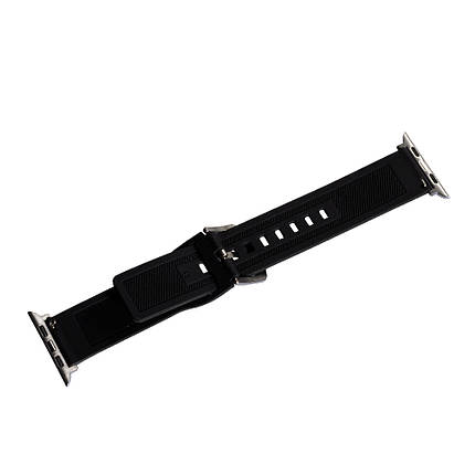 Ремінець Smooth Band для Apple Watch 42/44/45/49 mm Black, фото 1