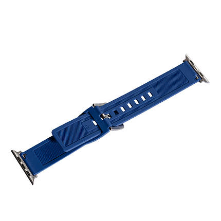 Ремінець Smooth Band для Apple Watch 42/44/45/49 mm Dark Blue, фото 1