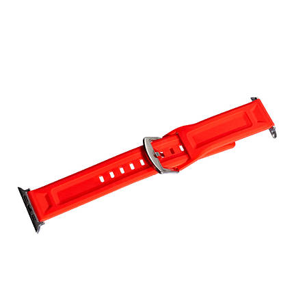 Ремінець Smooth Band для Apple Watch 42/44/45/49 mm Red, фото 1