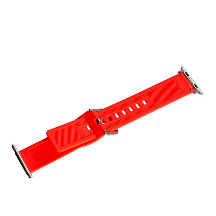 Ремінець Smooth Band для Apple Watch 42/44/45/49 mm Red, фото 3