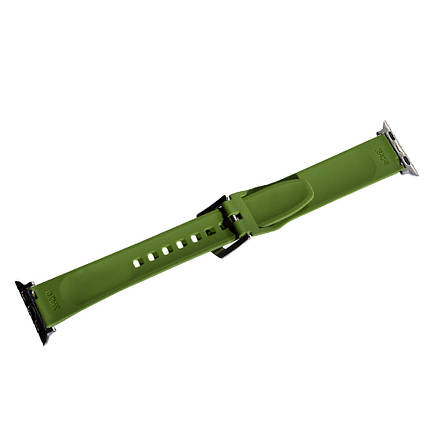 Ремешок Slim Ribbed Band Apple Watch 42/44/45/49 mm, Green, фото 3