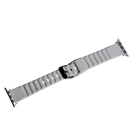 Ремінець Slim Ribbed Band для Apple Watch 42/44/45/49 mm Grey, фото 1