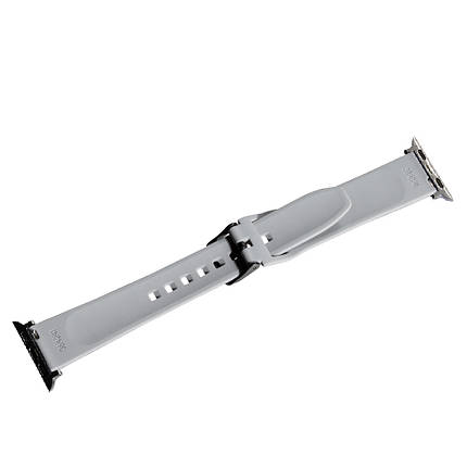 Ремінець Slim Ribbed Band для Apple Watch 42/44/45/49 mm Grey, фото 3