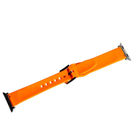 Ремешок Slim Ribbed Band Apple Watch 42/44/45/49 mm, Orange, фото 3