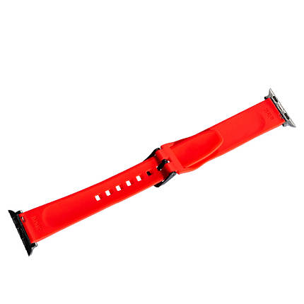 Ремінець Slim Ribbed Band для Apple Watch 42/44/45/49 mm Red, фото 3