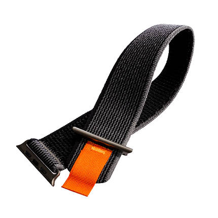Ремешок Trail Nylon Band Apple Watch 38/40/41 mm, Grey and Black, фото 1