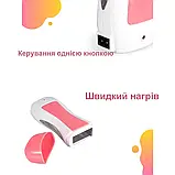 Воскоплав однокасетний (білий із рожевим), Прилад для депіляції в домашніх умовах, нагрівач воску SV227, фото 6