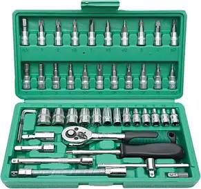 Набір інструментів у валізці Piece Tool Set (46 предметів) YU227, фото 1