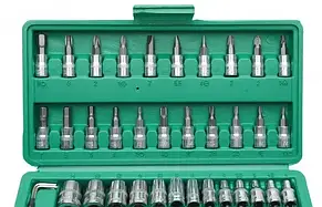 Набір інструментів у валізці Piece Tool Set (46 предметів) YU227, фото 4