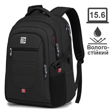 Шкільний рюкзак Bruno Cavalli BC-8381 чорний, фото 1