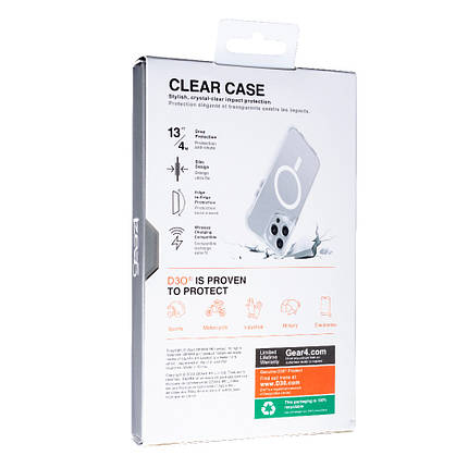 Чохол Gear 4 with Magsafe для Apple iPhone 13 Pro Transparent, фото 1