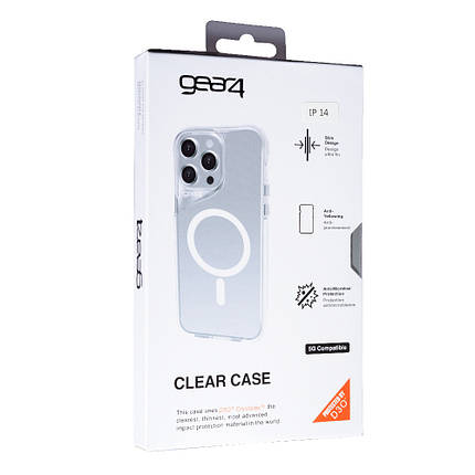 Чохол Gear 4 with Magsafe для Apple iPhone 14 Transparent, фото 1