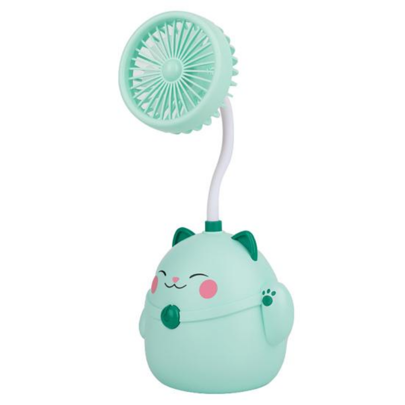 Настільний міні-вентилятор на стійці Cat Hello Fan C3590, фото 1