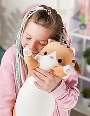 М'яка іграшка Кіт Довгий 70 см Подушка Обіймашка Коричнева YU227, фото 5