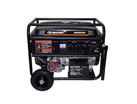 Генератор бензиновий GREENMAX MB9000EB3 7.0/7.5 кВт, трифазний, з електрозапуском, фото 1