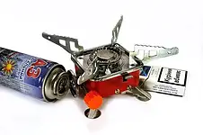 Портативний пальник під балон KOVAR Portable Card Type Stove K-202 газовий із п'єзоелементом YU227, фото 4