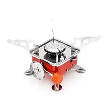 Портативний пальник під балон KOVAR Portable Card Type Stove K-202 газовий із п'єзоелементом YU227, фото 5