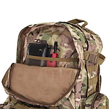 Військовий рюкзак колір мультикам Trizand 8923 HQ на 45 літрів, фото 2
