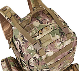 Військовий рюкзак колір мультикам Trizand 8923 HQ на 45 літрів, фото 3