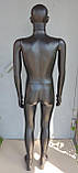 Чоловічий чорний манекен на повний зріст "Сенсей", фото 3
