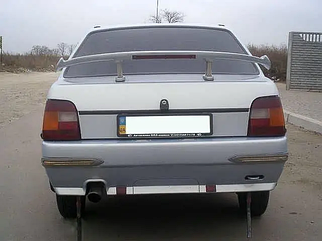 Спойлер на багажник авто "хром" тюнінг (універсальний, білий)