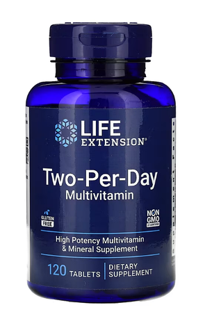 Мультивітаміни Life Extension Two-Per-Day 120 таб США, фото 1