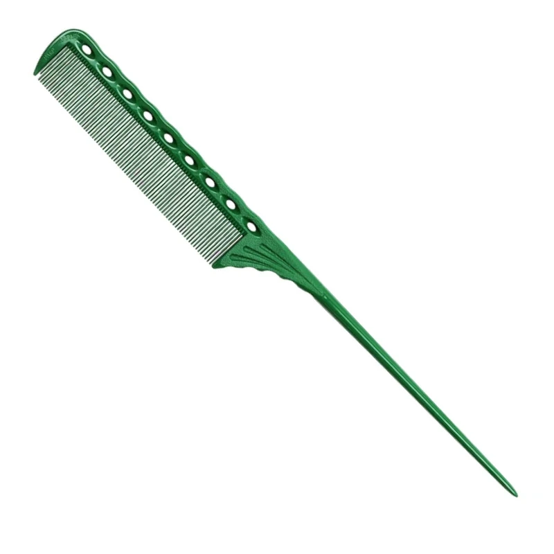 Гребінець Y.S.Park YS 115 Tail Comb з хвостиком, зелена (YS-115 Green)