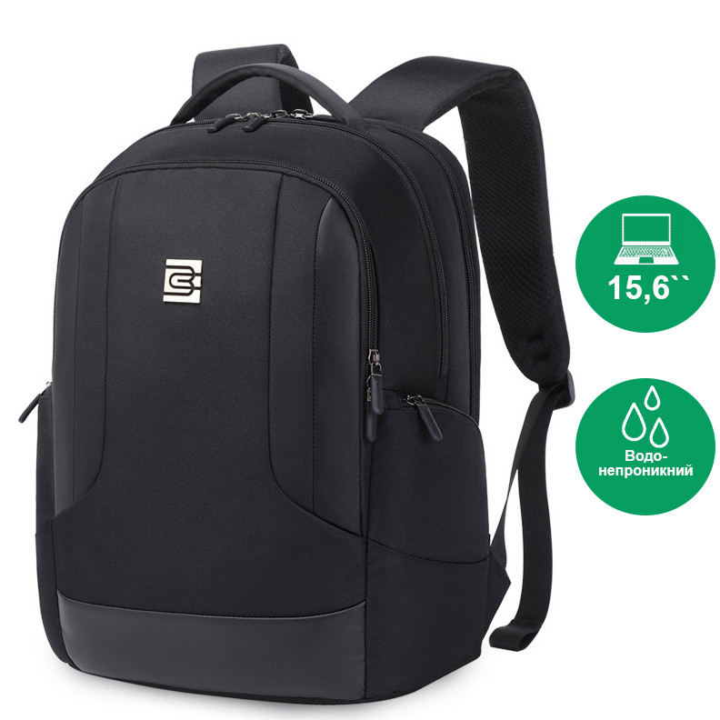 Шкільний рюкзак Bruno Cavalli 17105 чорний, фото 1