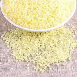 Бісер Блискучий 2 мм 50 г Жовтий