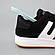 Кеди чоловічі 589577 Чорні білі, фото 7