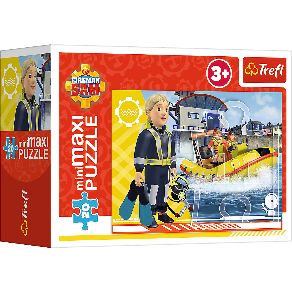 Пазли - (Міні - Максі) - "Човен" / Пожежник Сем, фото 1